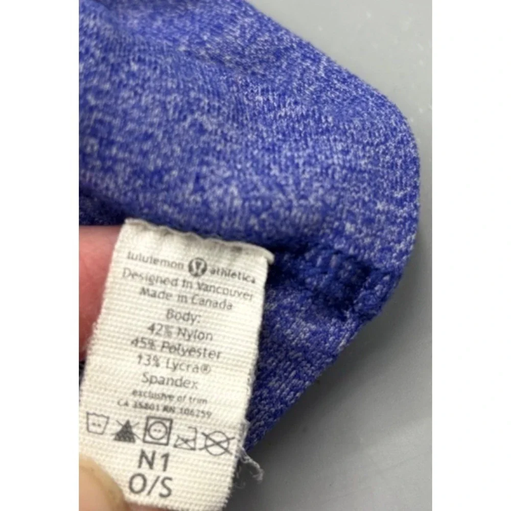 Lululemon Purple‎ Heathered Stretchy Headband Womens One Size